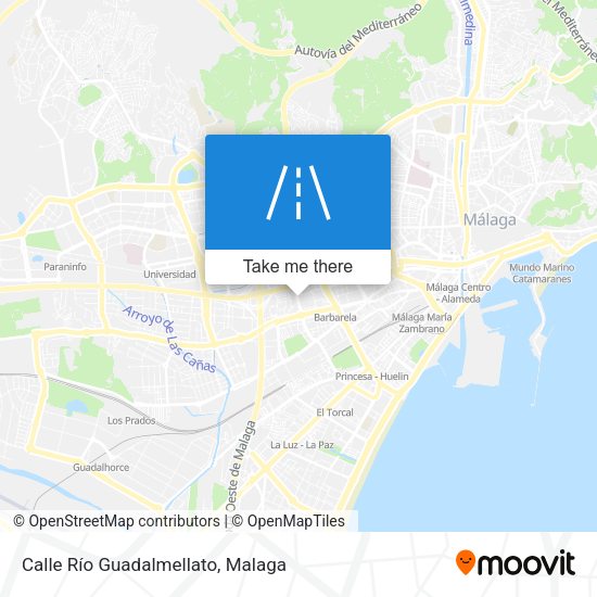 Calle Río Guadalmellato map