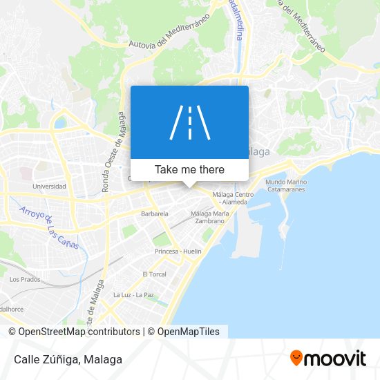Calle Zúñiga map
