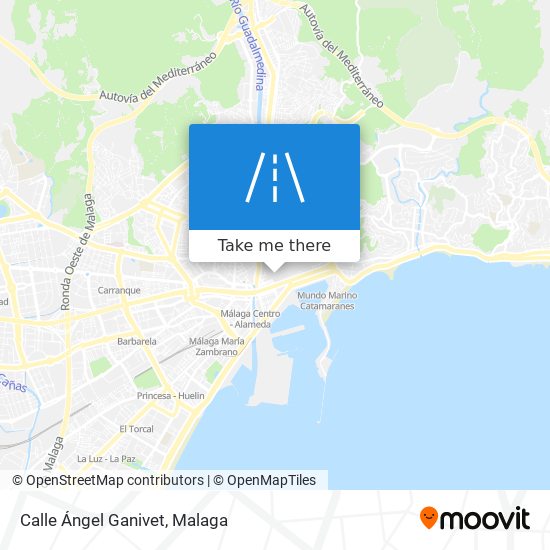 Calle Ángel Ganivet map