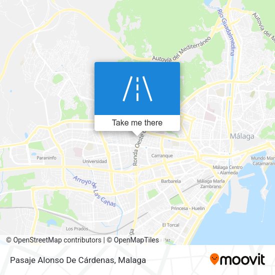 Pasaje Alonso De Cárdenas map