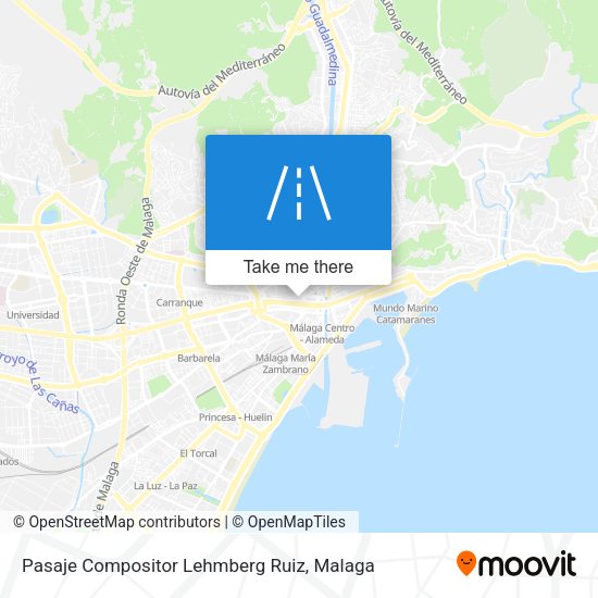 Pasaje Compositor Lehmberg Ruiz map