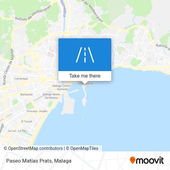 Paseo Matías Prats map