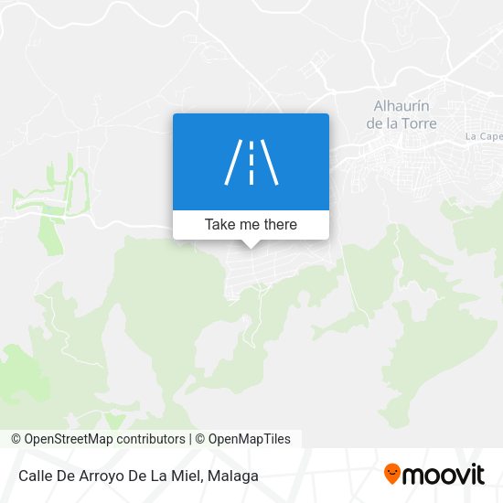 Calle De Arroyo De La Miel map
