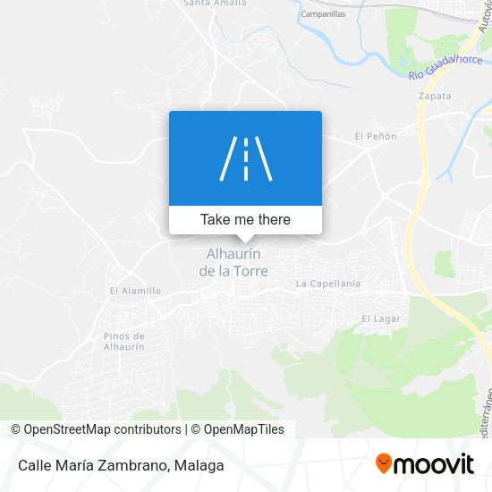Calle María Zambrano map