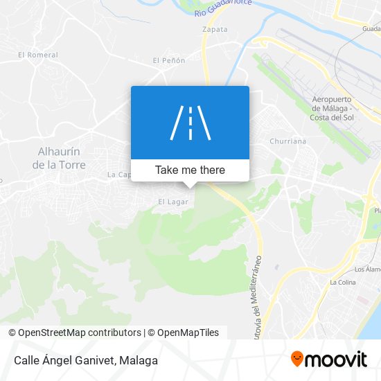 mapa Calle Ángel Ganivet