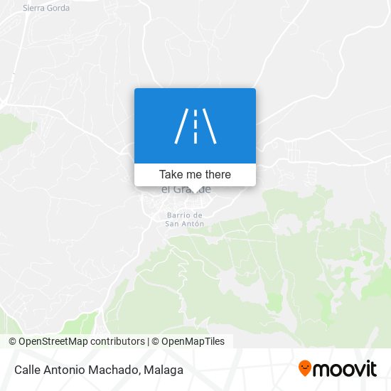 Calle Antonio Machado map