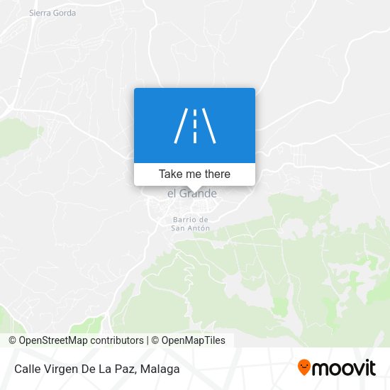 Calle Virgen De La Paz map