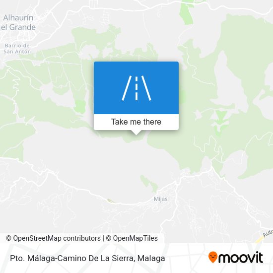 Pto. Málaga-Camino De La Sierra map