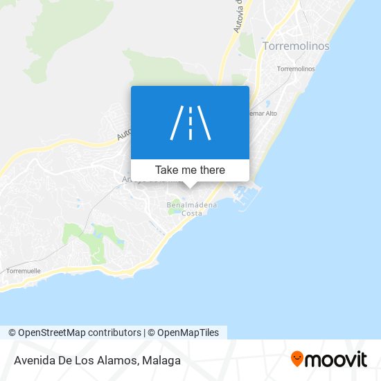 mapa Avenida De Los Alamos