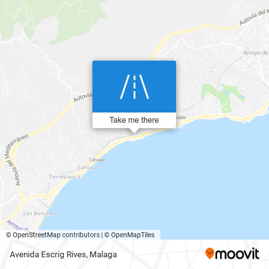 mapa Avenida Escrig Rives