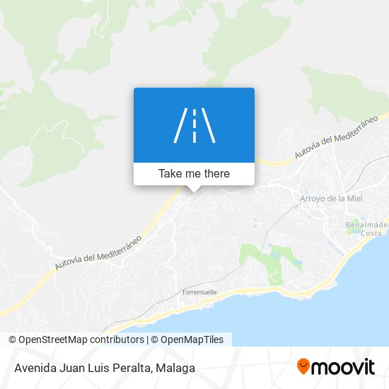 mapa Avenida Juan Luis Peralta