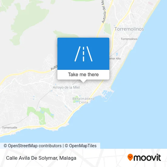 Calle Avila De Solymar map