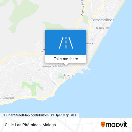 Calle Las Pirámides map