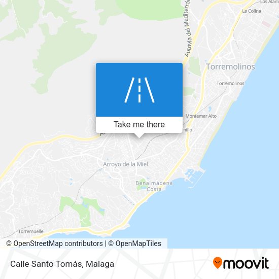 Calle Santo Tomás map
