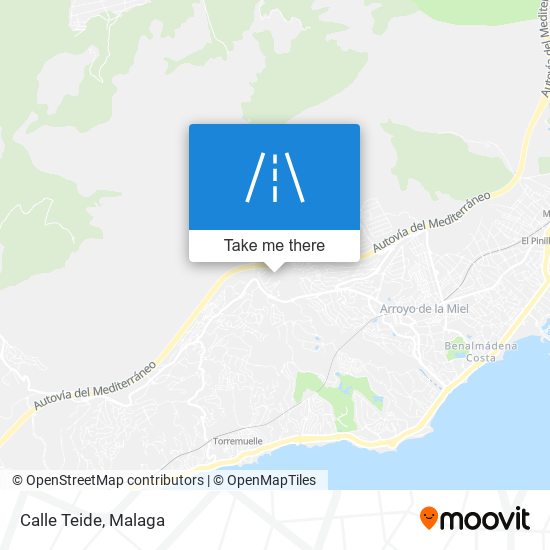 mapa Calle Teide