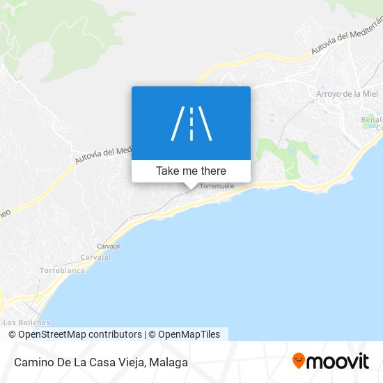 mapa Camino De La Casa Vieja