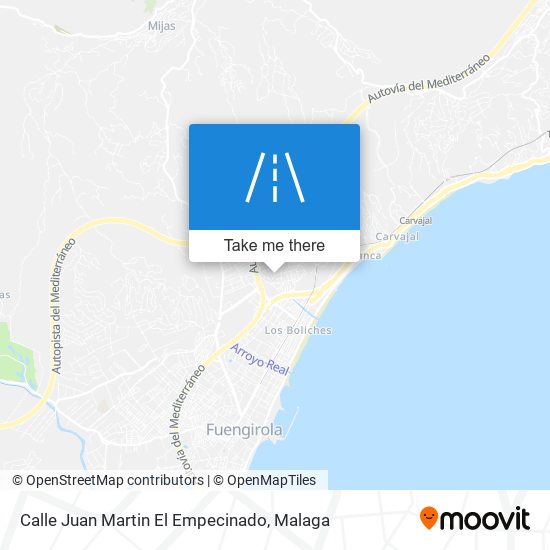 mapa Calle Juan Martin El Empecinado