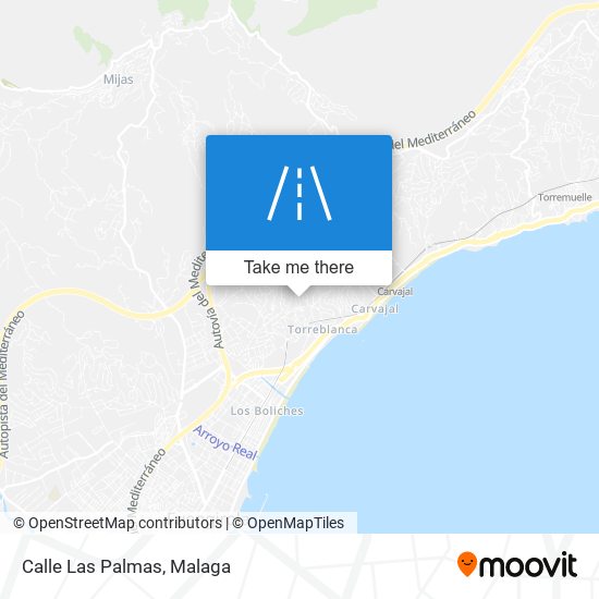 Calle Las Palmas map