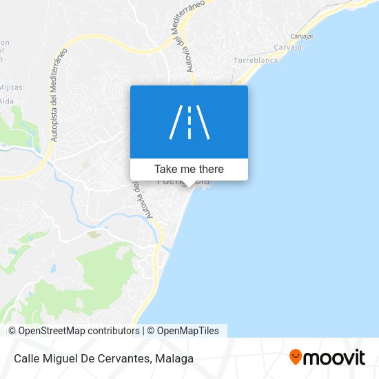 Calle Miguel De Cervantes map