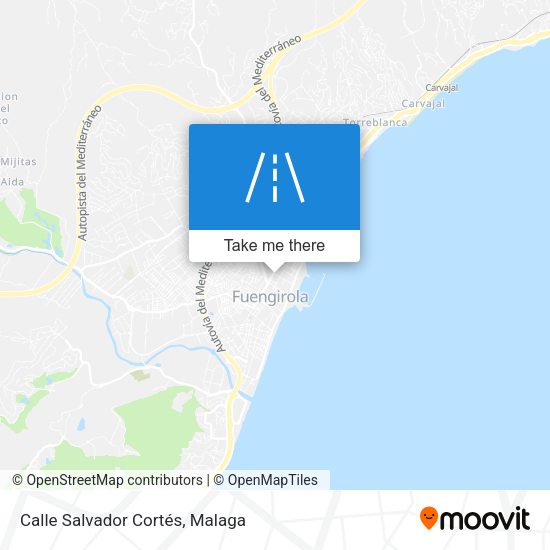 Calle Salvador Cortés map