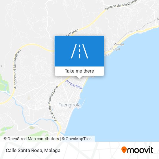 Calle Santa Rosa map