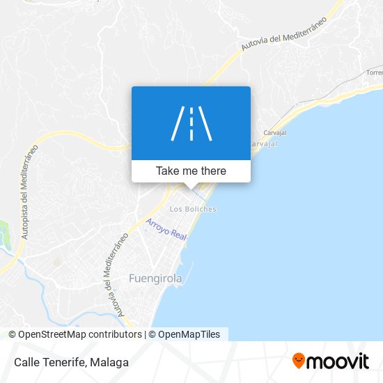 Calle Tenerife map