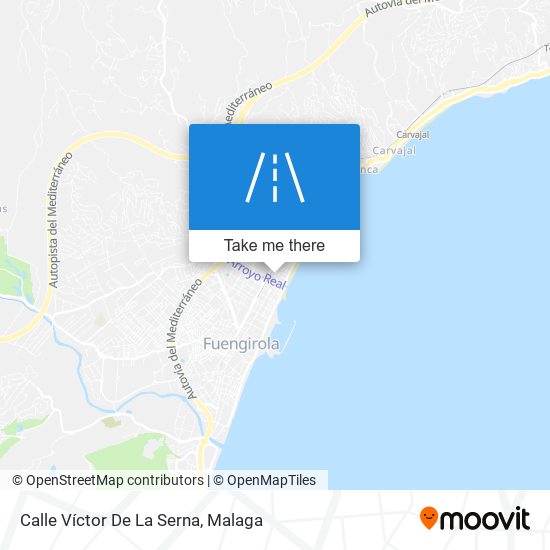 Calle Víctor De La Serna map