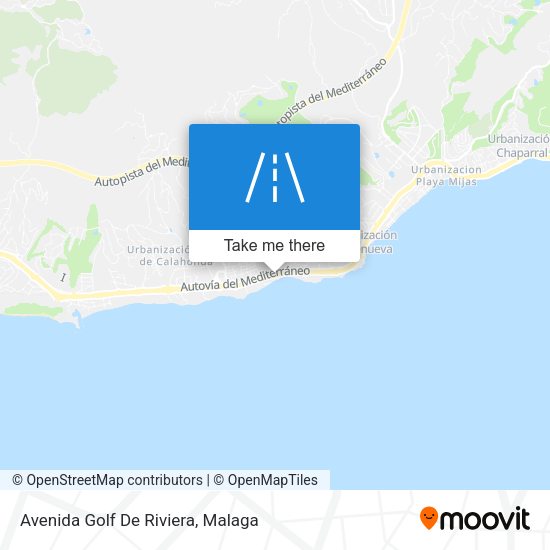 Avenida Golf De Riviera map