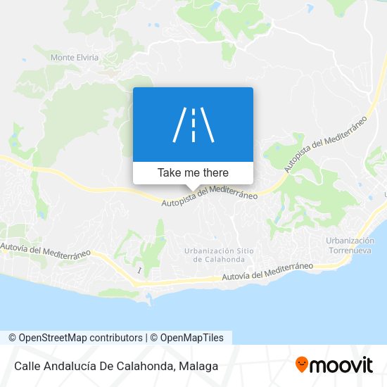 Calle Andalucía De Calahonda map