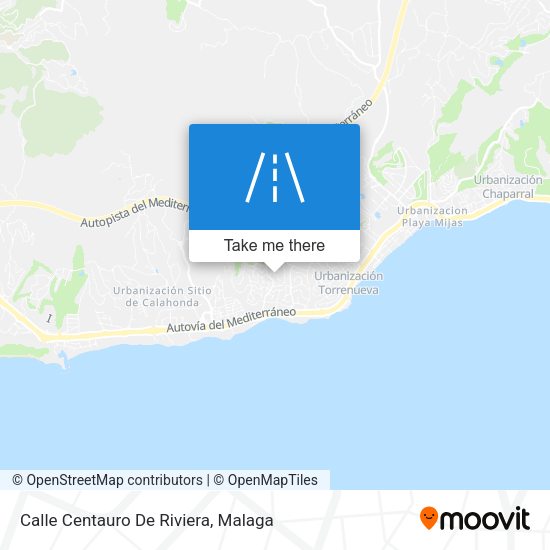 Calle Centauro De Riviera map
