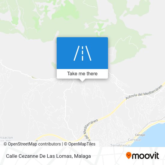 Calle Cezanne De Las Lomas map