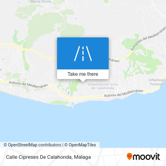 Calle Cipreses De Calahonda map