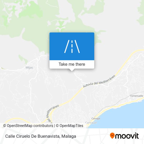 Calle Ciruelo De Buenavista map