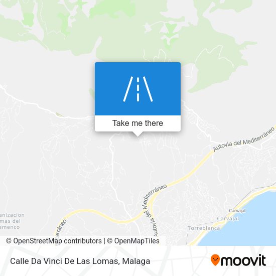 Calle Da Vinci De Las Lomas map