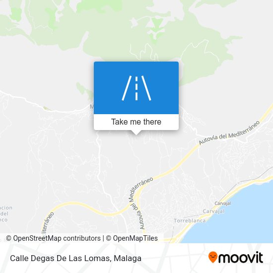Calle Degas De Las Lomas map