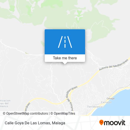 Calle Goya De Las Lomas map