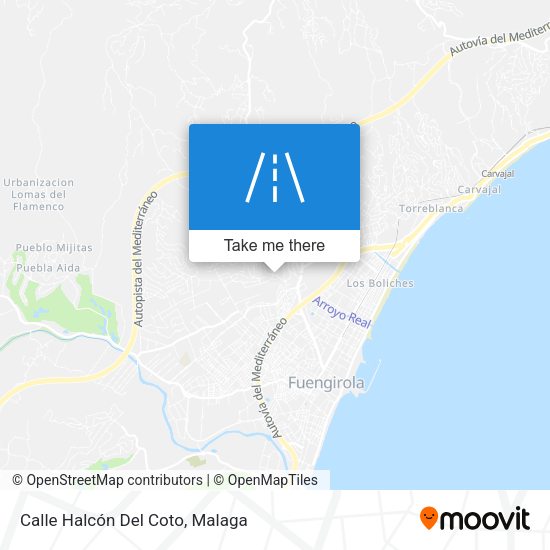 Calle Halcón Del Coto map
