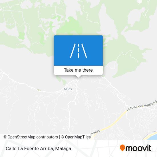 Calle La Fuente Arriba map