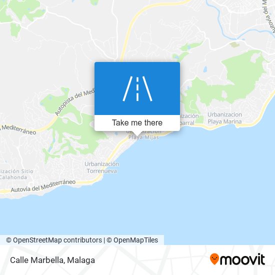 mapa Calle Marbella