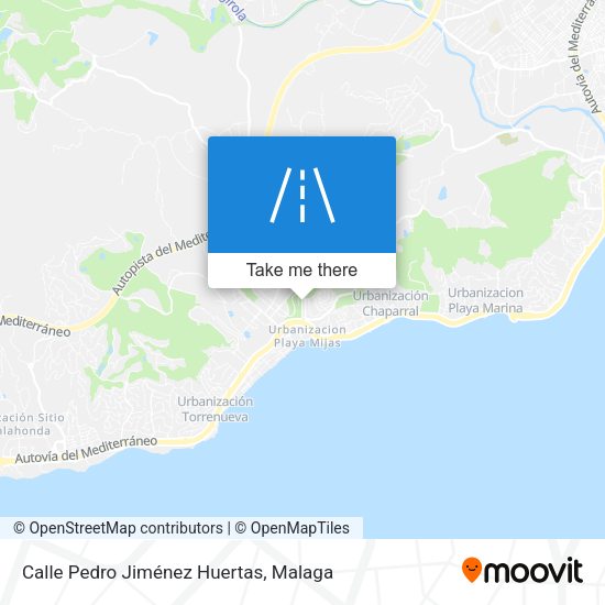 Calle Pedro Jiménez Huertas map