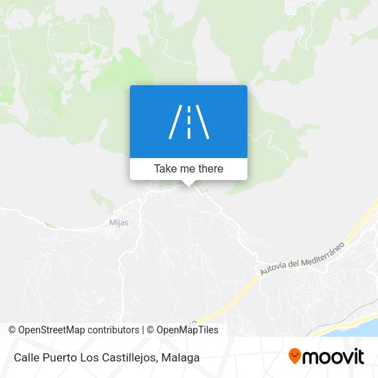 Calle Puerto Los Castillejos map