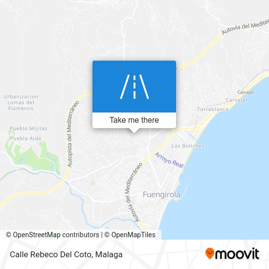 Calle Rebeco Del Coto map