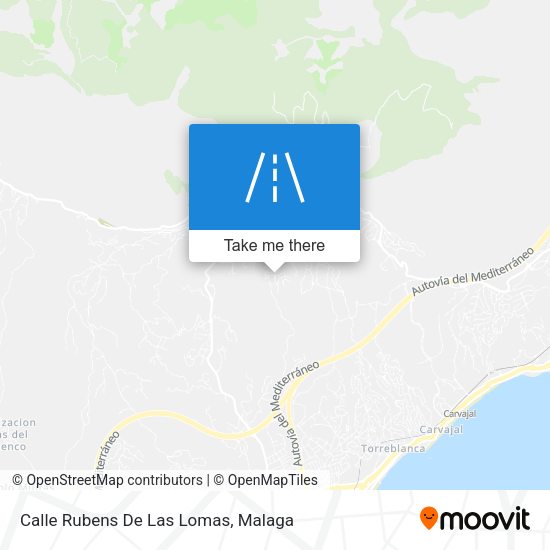 Calle Rubens De Las Lomas map