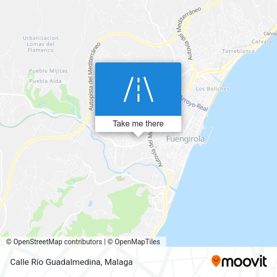 Calle Río Guadalmedina map
