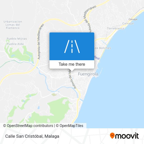 Calle San Cristóbal map