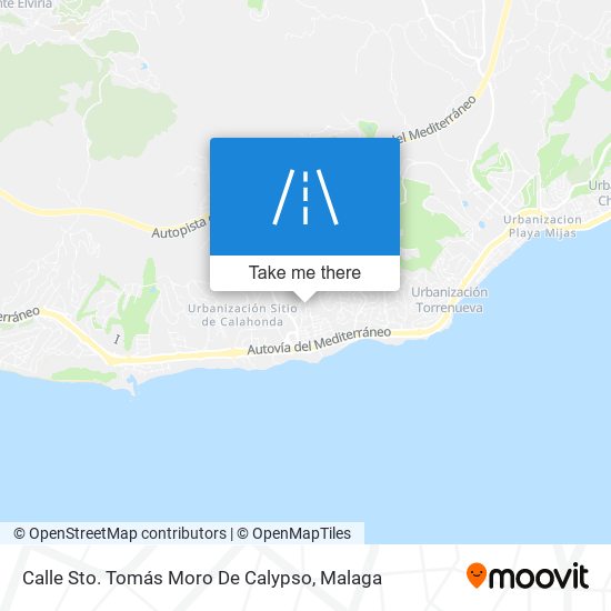 mapa Calle Sto. Tomás Moro De Calypso