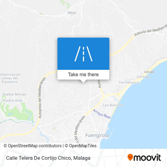 Calle Telera De Cortijo Chico map