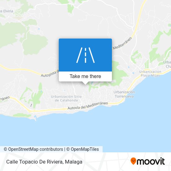 Calle Topacio De Riviera map