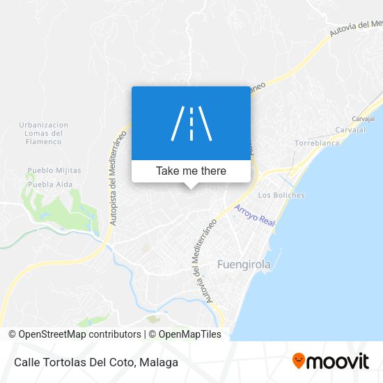 Calle Tortolas Del Coto map