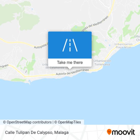 Calle Tulipan De Calypso map